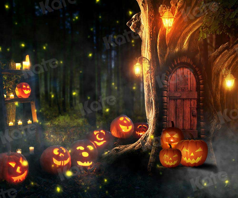 Kate Halloween Forest Night Backdrop for Photography - Image 3