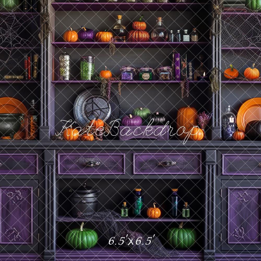 Kate Halloween Kitchen Backdrop Designed by Mandy Ringe Photography - Image 2