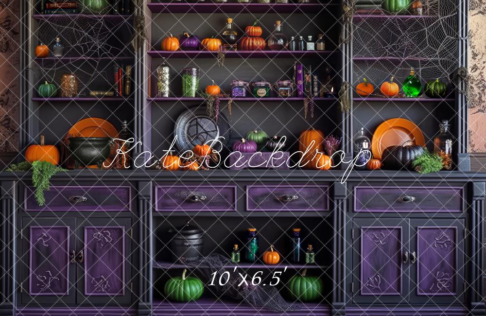 Kate Halloween Kitchen Backdrop Designed by Mandy Ringe Photography - Image 3