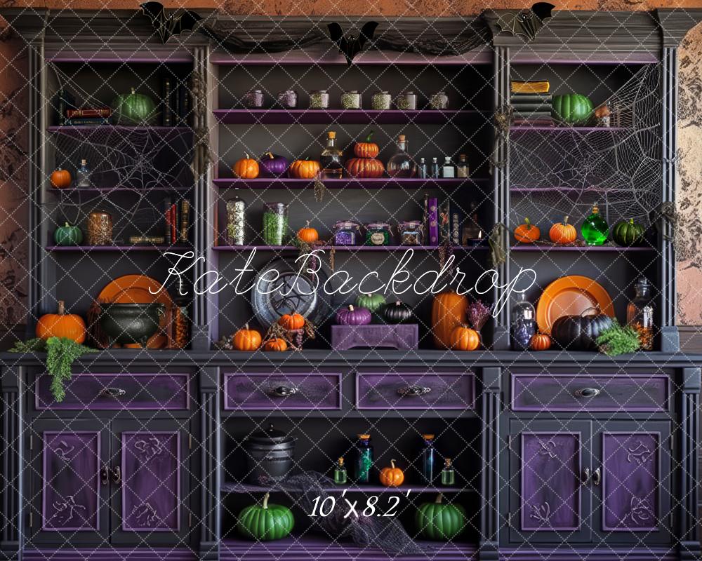 Kate Halloween Kitchen Backdrop Designed by Mandy Ringe Photography - Image 5