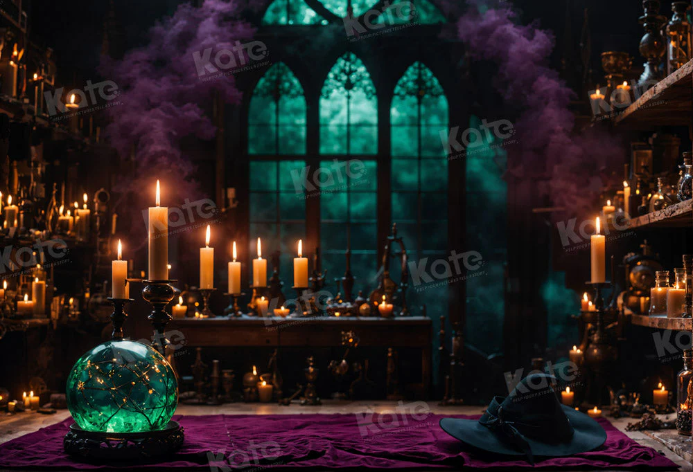Kate Halloween Magic Crystal Ball Backdrop for Photography - Image 2