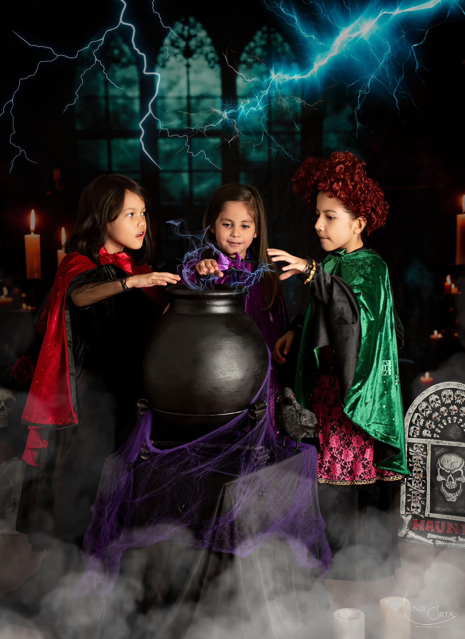 Kate Halloween Magic Crystal Ball Backdrop for Photography - Image 3