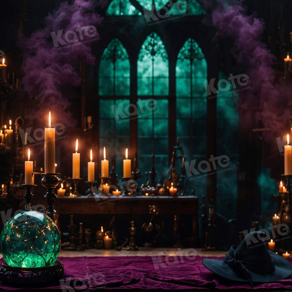 Kate Halloween Magic Crystal Ball Backdrop for Photography - Image 4
