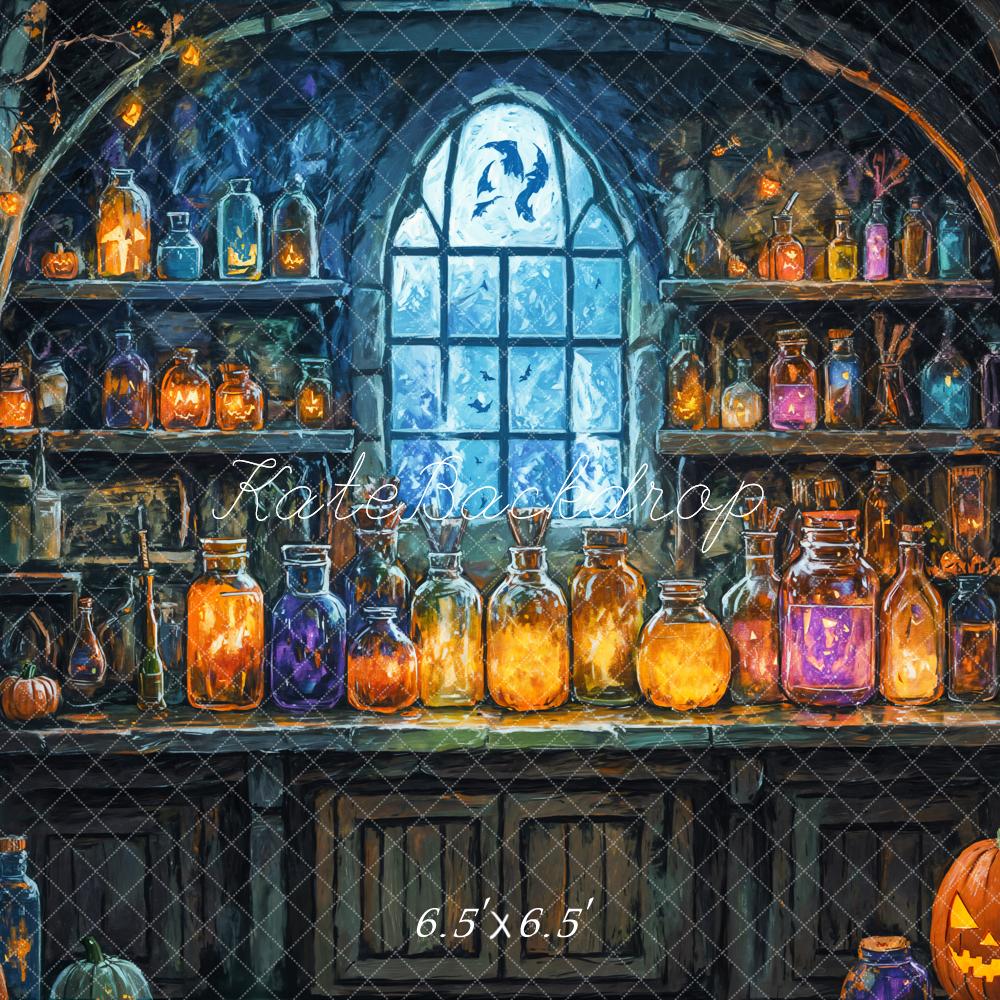 Kate Halloween Magic Laboratory Window Backdrop Designed by GQ - Image 2