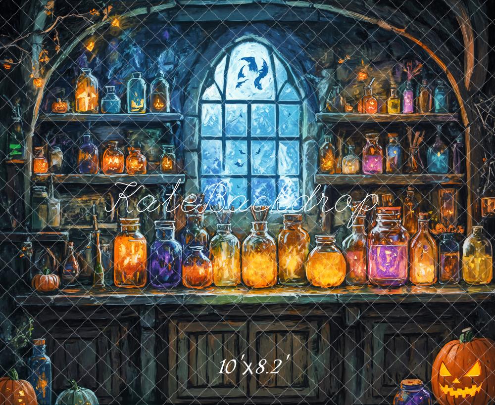 Kate Halloween Magic Laboratory Window Backdrop Designed by GQ - Image 5