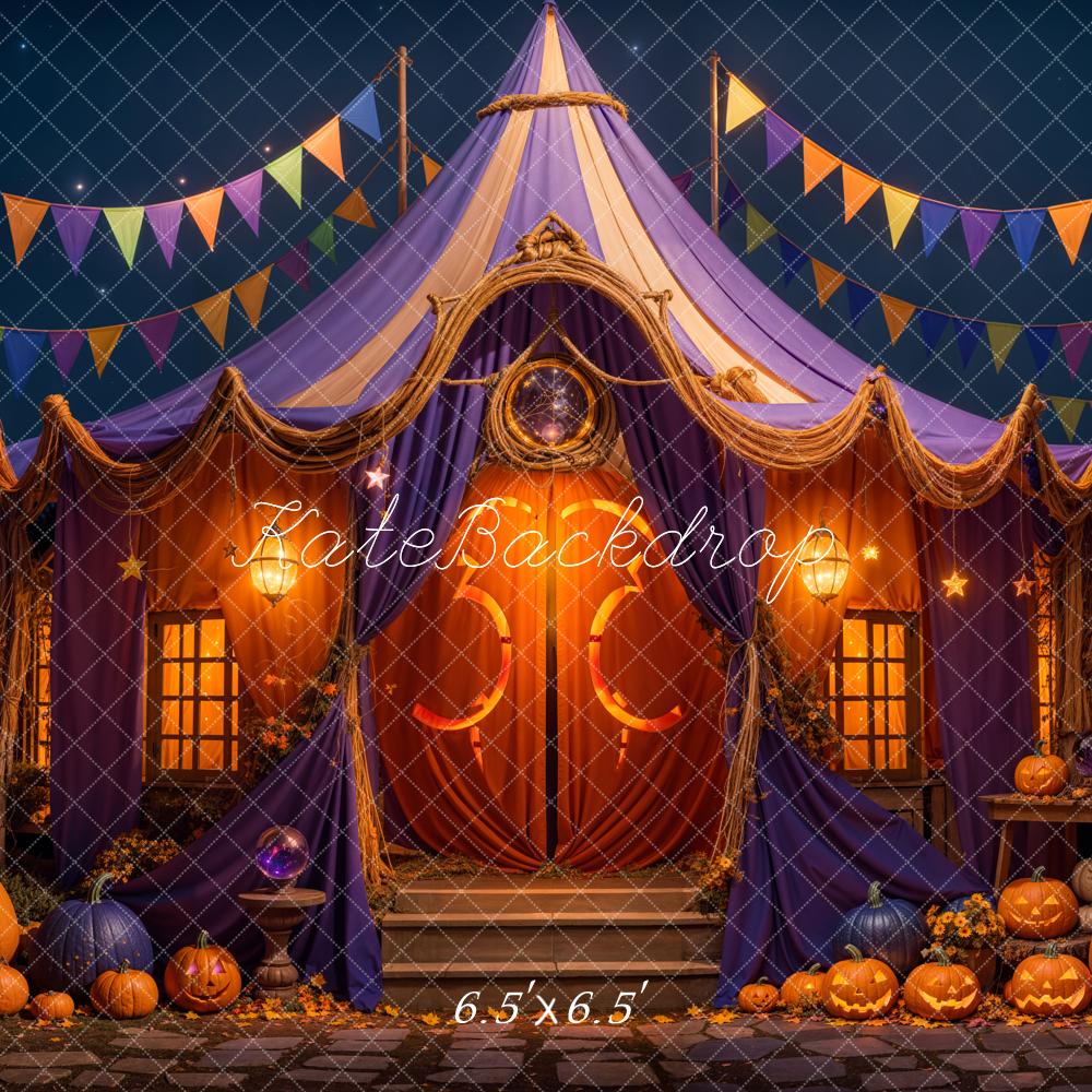 Kate Halloween Night Enchanted Tent Backdrop Designed by Emetselch - Image 2