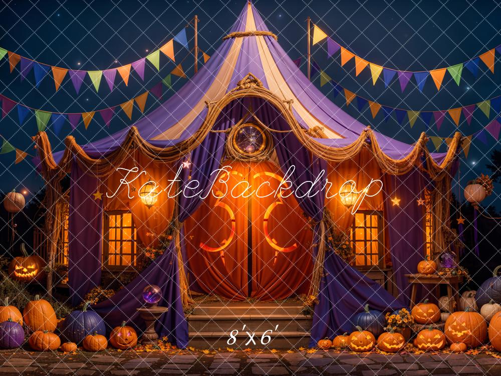 Kate Halloween Night Enchanted Tent Backdrop Designed by Emetselch - Image 3