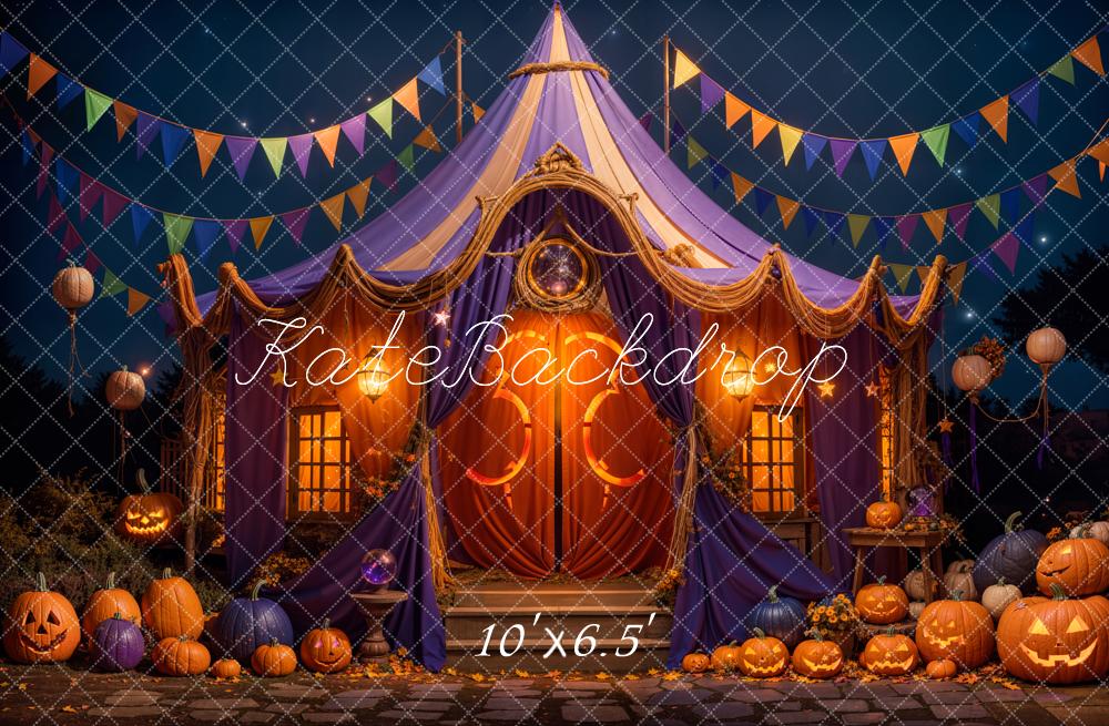Kate Halloween Night Enchanted Tent Backdrop Designed by Emetselch - Image 4