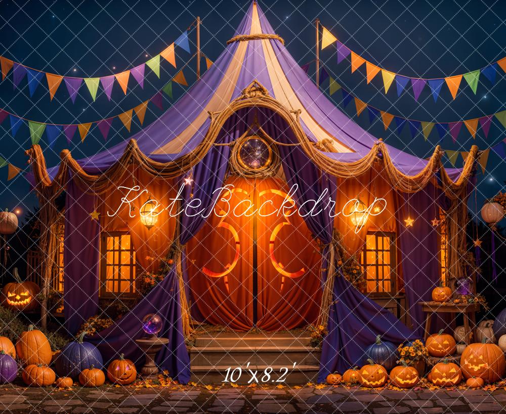Kate Halloween Night Enchanted Tent Backdrop Designed by Emetselch - Image 5