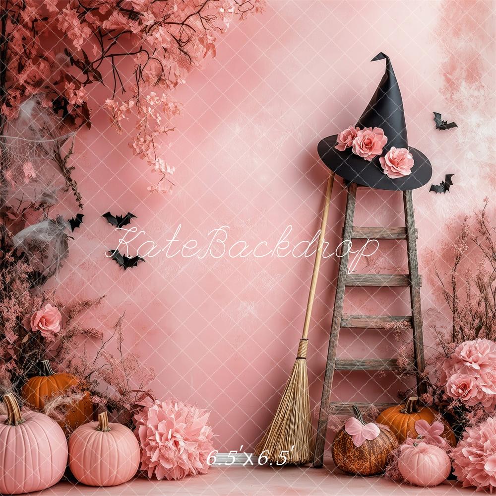 Kate Halloween Pink Witch’s Corner Backdrop Designed by Patty Robert - Image 6