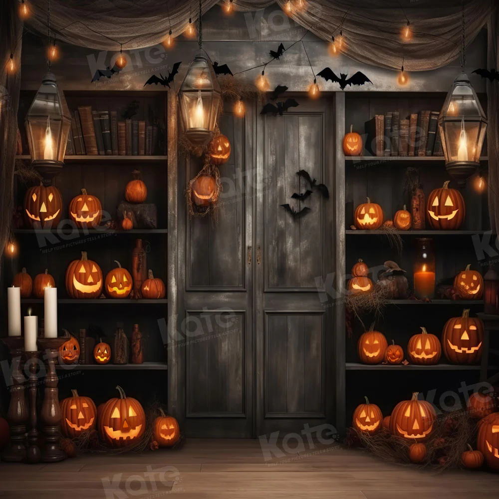 Kate Halloween Pumpkin Room Backdrop Designed by Chain Photography - Image 2