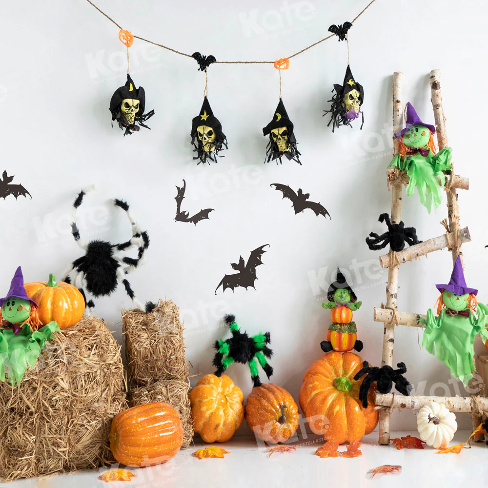 Kate Halloween Pumpkins Backdrop Designed by Uta Mueller Photography - Image 2