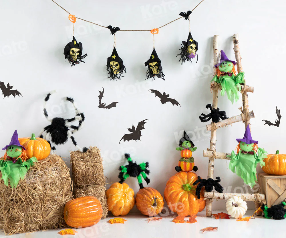 Kate Halloween Pumpkins Backdrop Designed by Uta Mueller Photography - Image 3