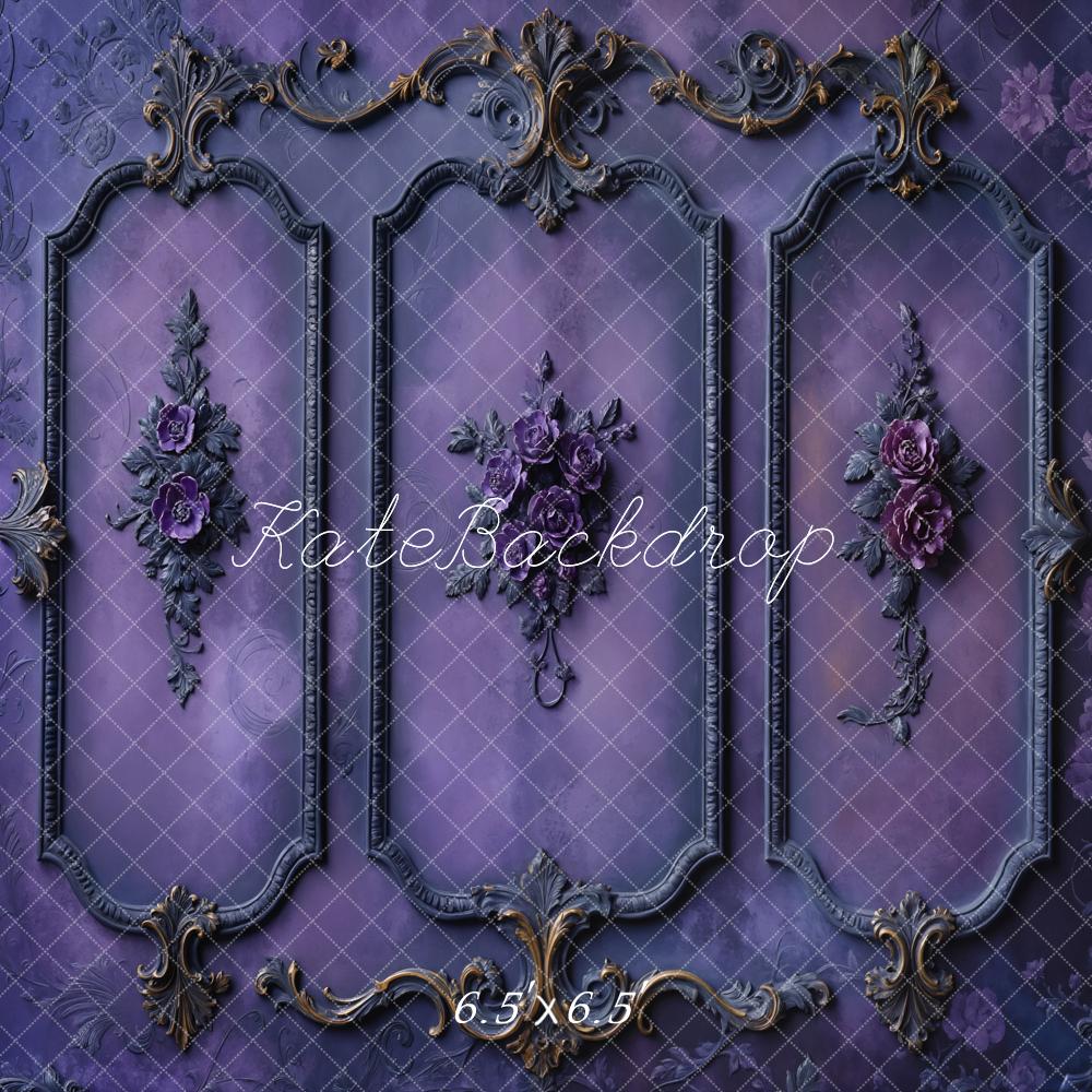 Kate Purple Retro Wall Backdrop Designed by Chain Photography - Image 4