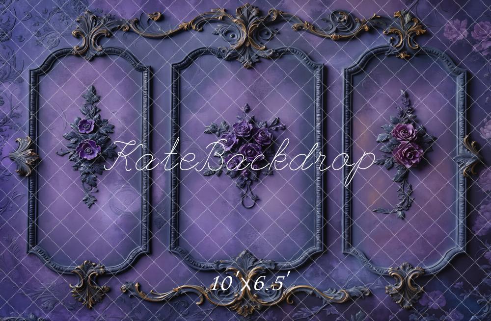 Kate Purple Retro Wall Backdrop Designed by Chain Photography - Image 6
