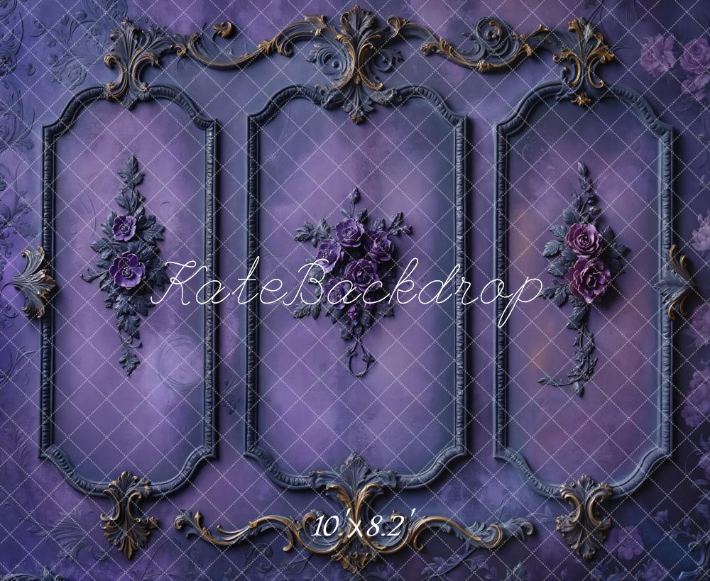 Kate Purple Retro Wall Backdrop Designed by Chain Photography - Image 7