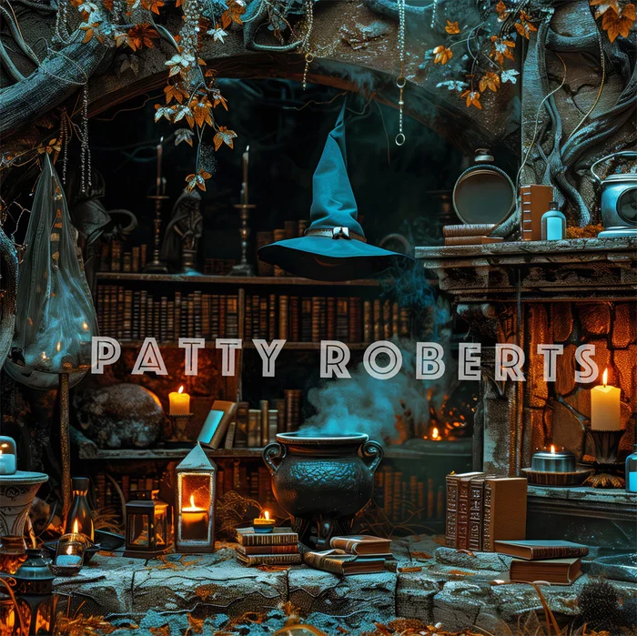Kate Halloween Witch Cave Backdrop Designed by Patty Robert - Image 3