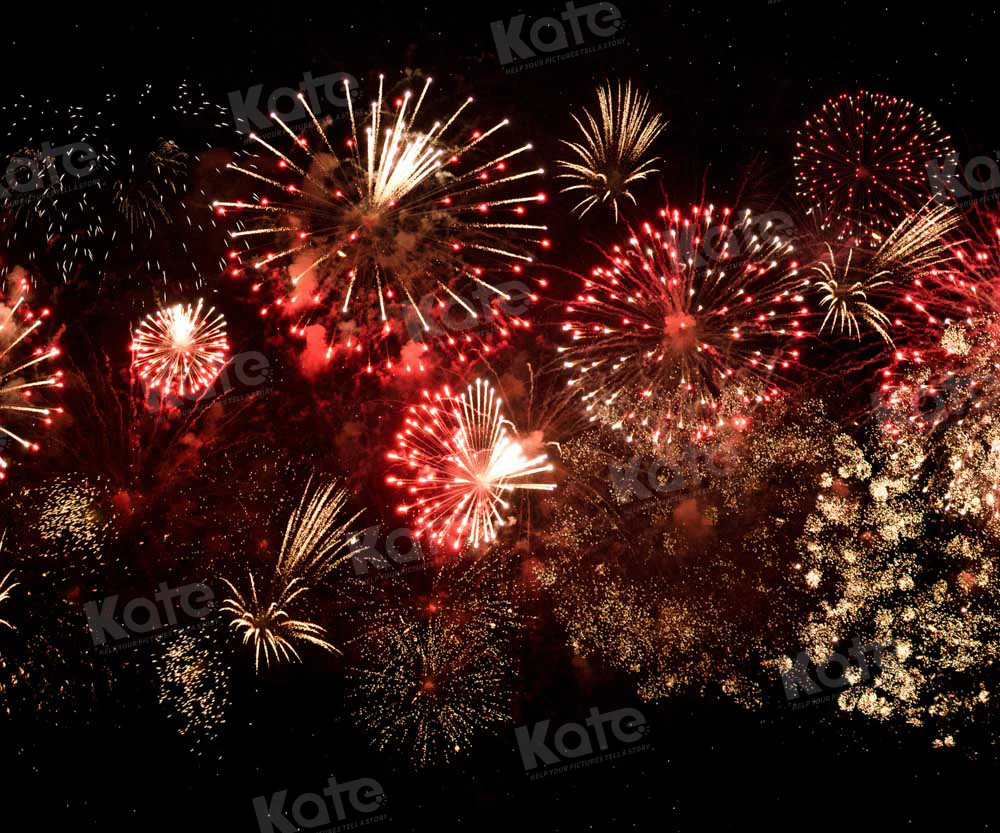 Kate Happy New Year Fireworks Celebration Backdrop Designed by Chain Photography - Image 3