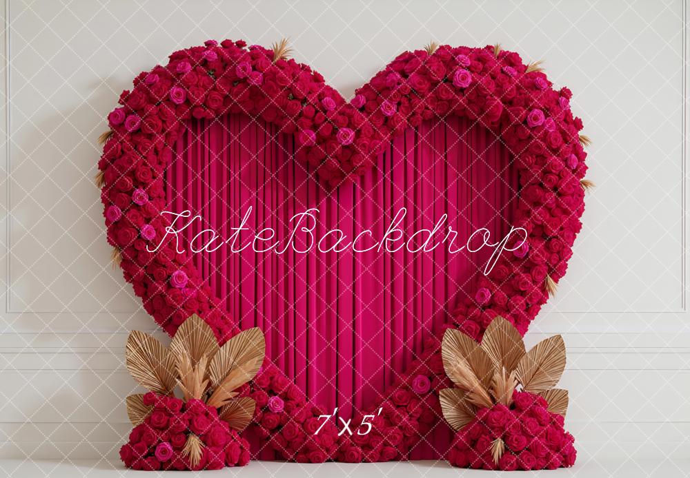 Kate Valentine Heart Arch Red Roses Backdrop Designed by Mini MakeBelieve - Image 2