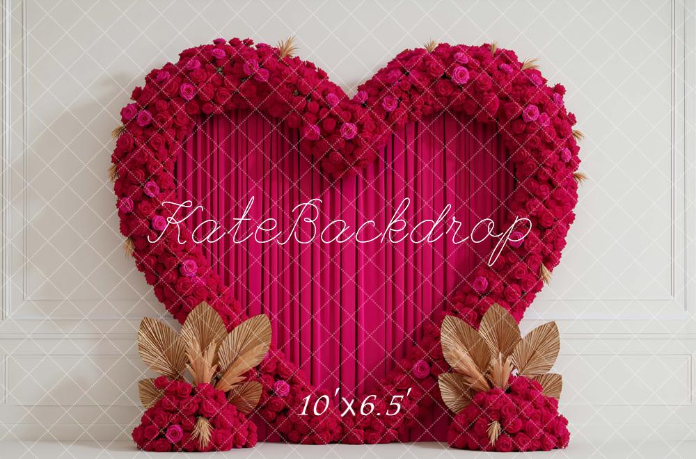 Kate Valentine Heart Arch Red Roses Backdrop Designed by Mini MakeBelieve - Image 6