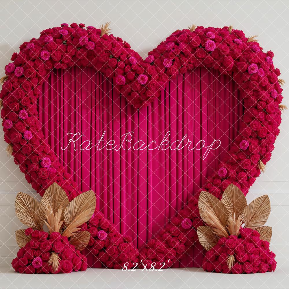 Kate Valentine Heart Arch Red Roses Backdrop Designed by Mini MakeBelieve - Image 7