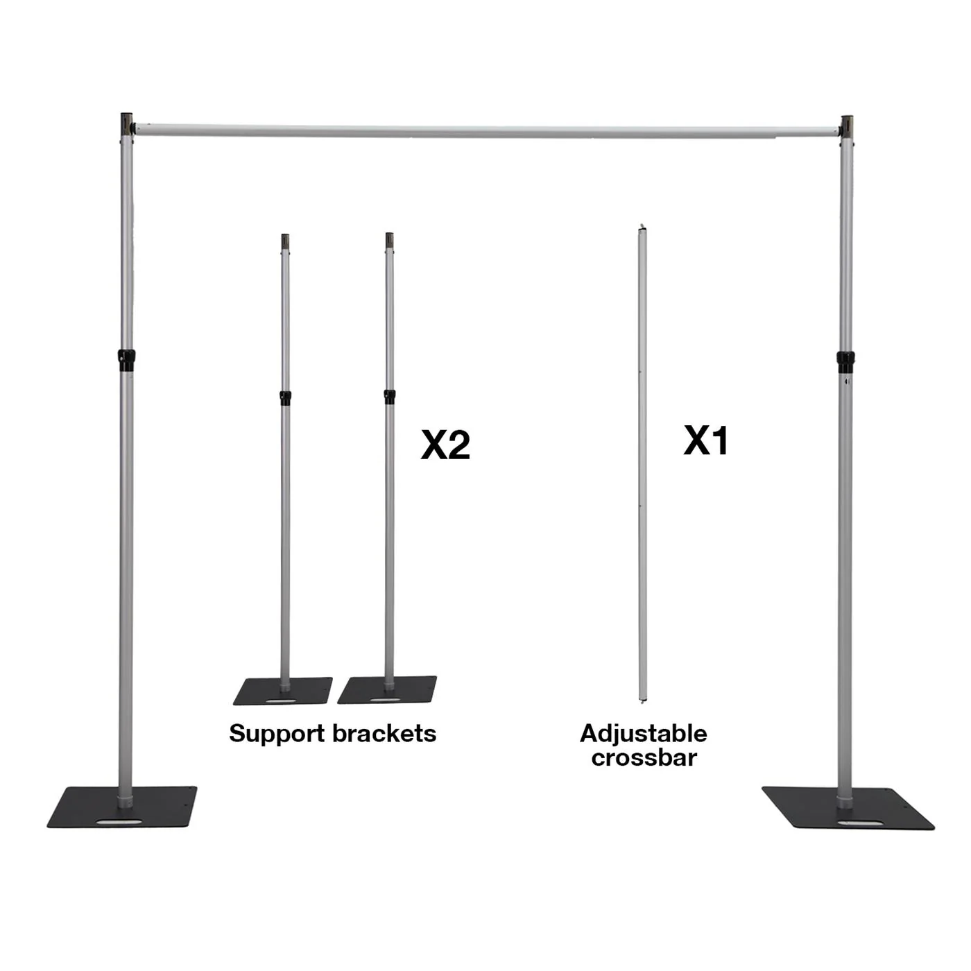 Kate Heavy-duty 12*8ft Adjustable Photographic High-quality Aluminum Alloy Backdrop  and Seamless Paper Display Stand - Image 3