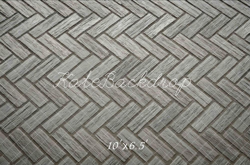 Kate Herringbone Grey Wood Backdrop Designed by Mini MakeBelieve - Image 4