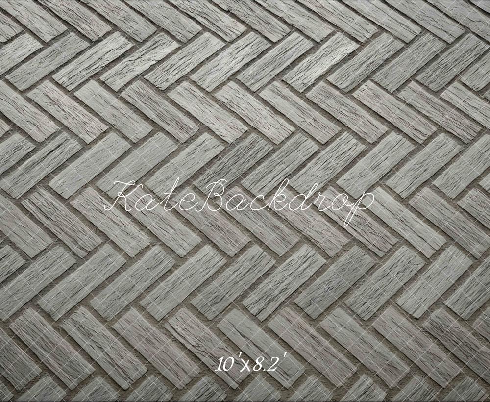 Kate Herringbone Grey Wood Backdrop Designed by Mini MakeBelieve - Image 6