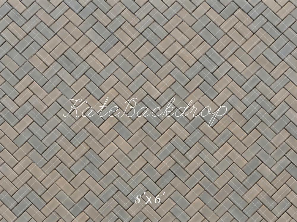 Kate Herringbone Tile Pattern Backdrop Designed by Mini MakeBelieve - Image 3