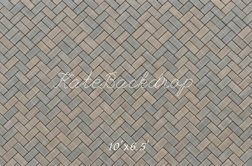 Kate Herringbone Tile Pattern Backdrop Designed by Mini MakeBelieve - Image 4