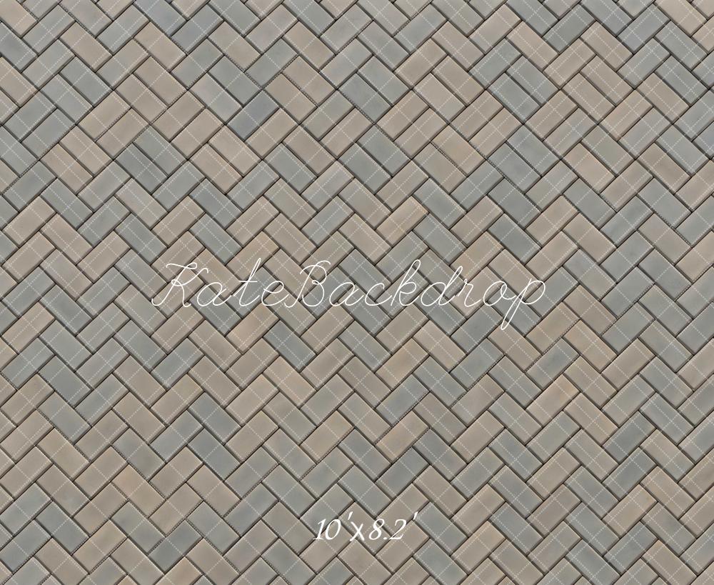Kate Herringbone Tile Pattern Backdrop Designed by Mini MakeBelieve - Image 6
