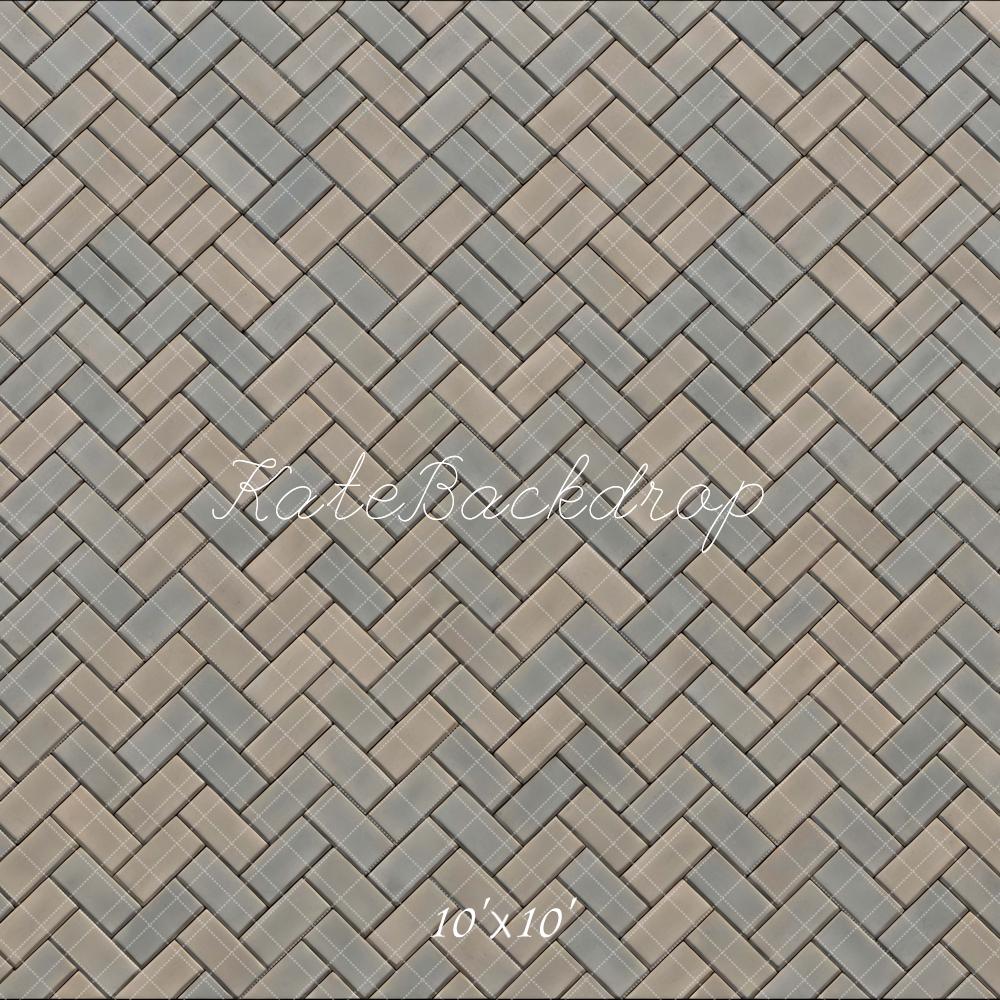 Kate Herringbone Tile Pattern Backdrop Designed by Mini MakeBelieve - Image 7