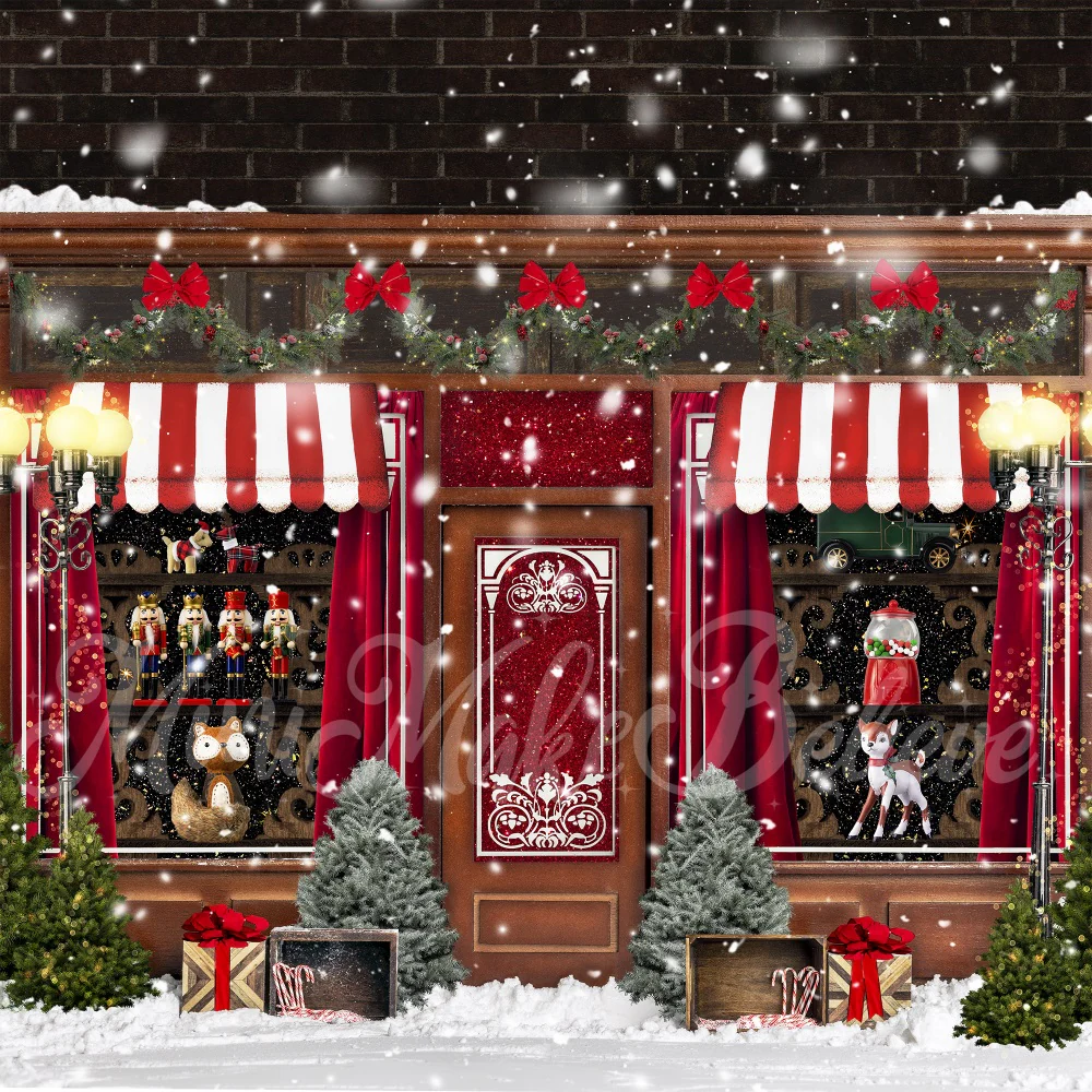 Kate Christmas Winter Candy Vintage Backdrop Designed by Mini MakeBelieve - Image 4