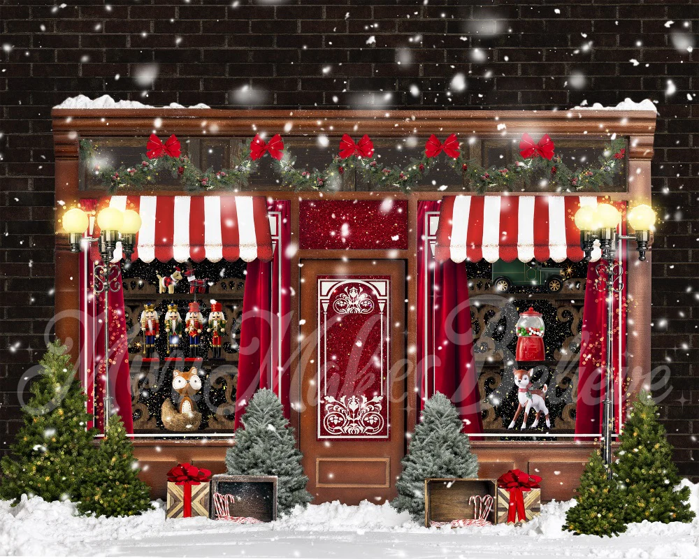Kate Christmas Winter Candy Vintage Backdrop Designed by Mini MakeBelieve - Image 5