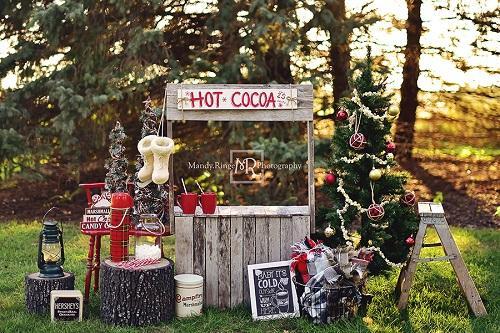Kate Hot Cocoa Stand Backdrop Designed by Mandy Ringe Photography - Image 2