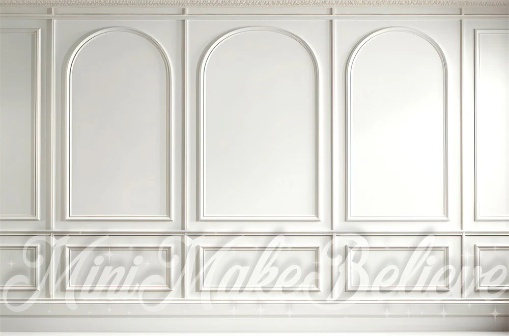 Kate Interior Simple White Arch Wall Backdrop Designed by Mini MakeBelieve - Image 2