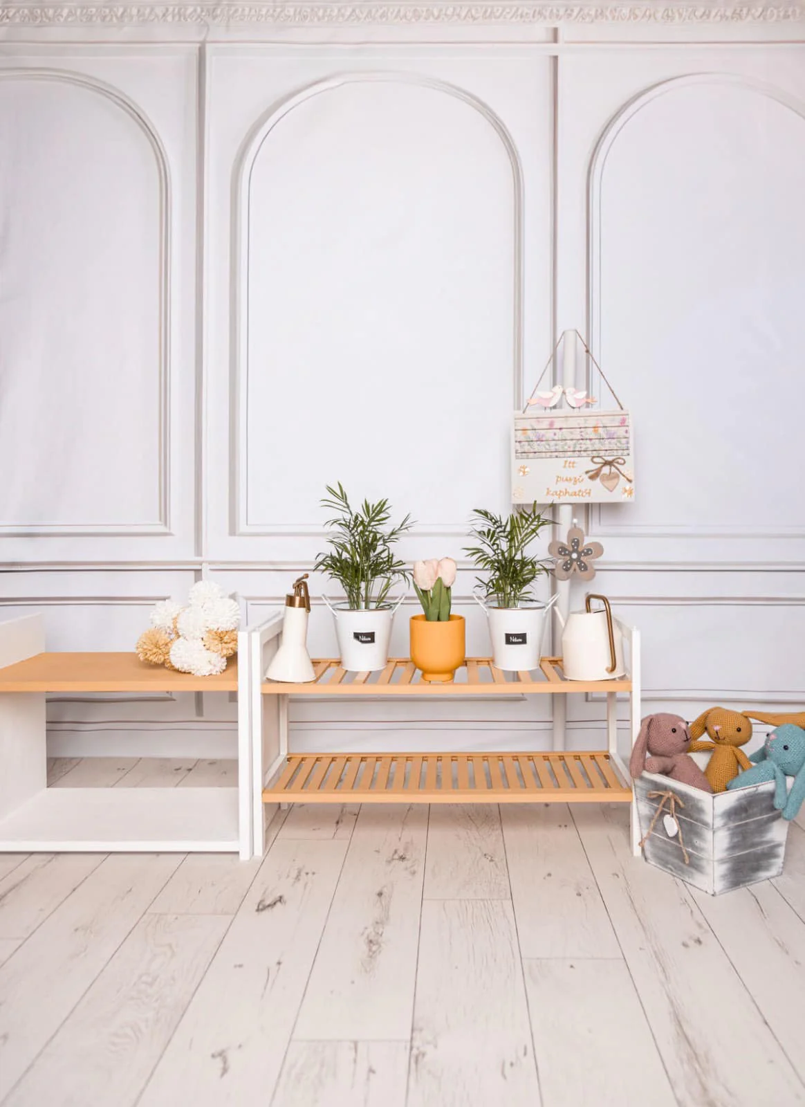 Kate Interior Simple White Arch Wall Backdrop Designed by Mini MakeBelieve - Image 3