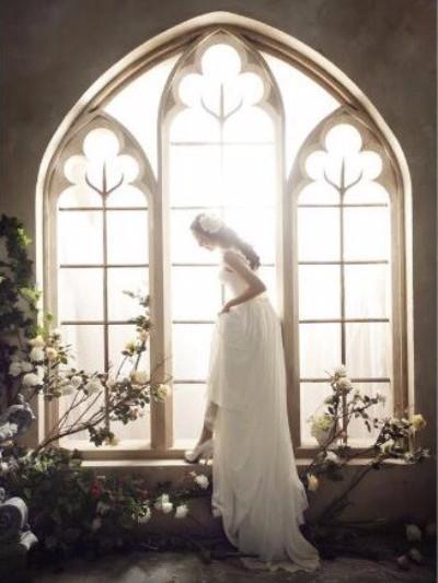 Kate Interior Wedding Flowers Window Frame Photography Backdrops - Image 3