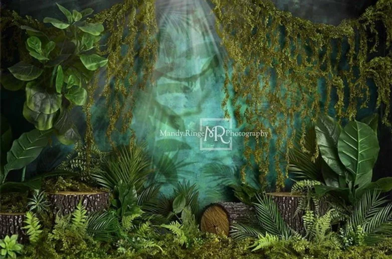 Kate Jungle Backdrop Designed by Mandy Ringe Photography - Image 2