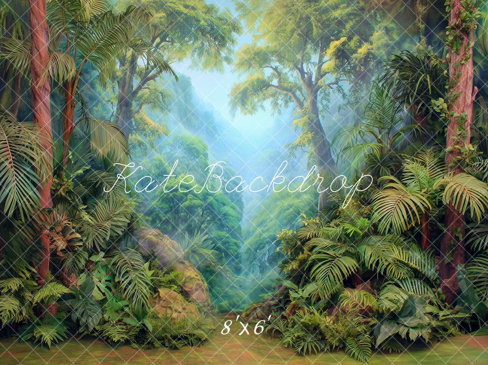 Kate Jungle Forest Lush Greenery Backdrop Designed by Angela Marie Photography - Image 3