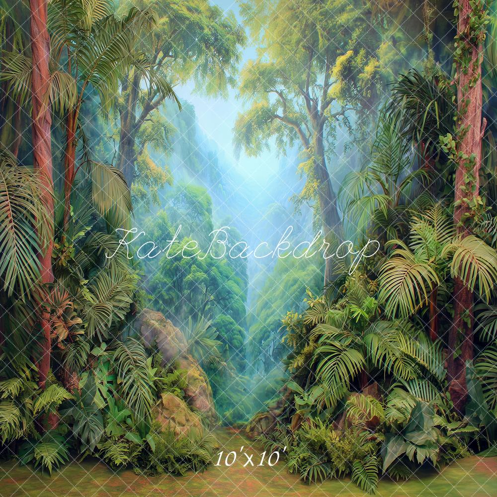 Kate Jungle Forest Lush Greenery Backdrop Designed by Angela Marie Photography - Image 7