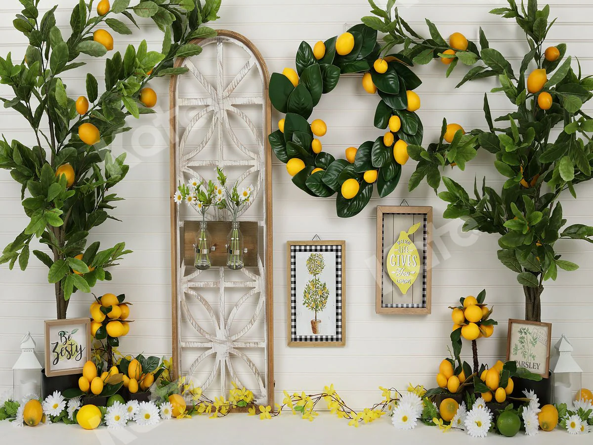 Kate Lemon Be Zesty Spring Backdrop - Image 2