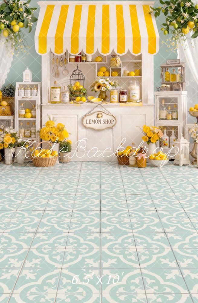 Kate Lemon Shop Tile Floor Backdrop Designed by Emetselch - Image 3