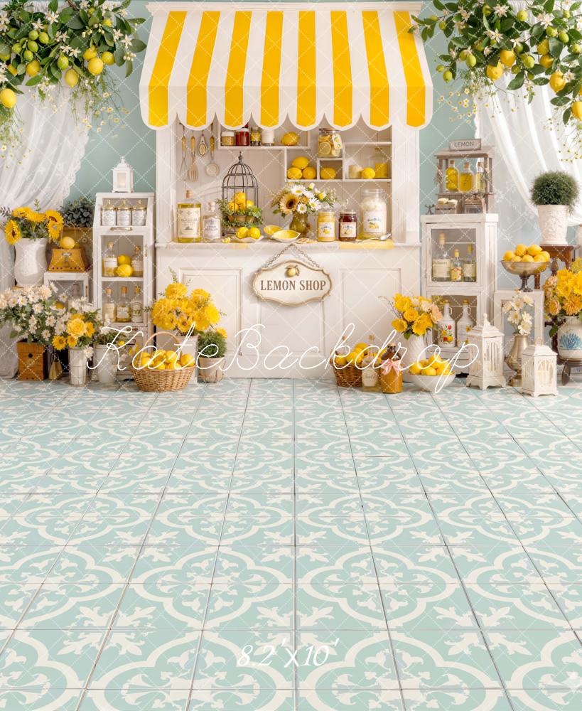 Kate Lemon Shop Tile Floor Backdrop Designed by Emetselch - Image 4