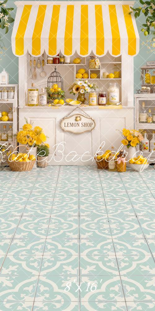Kate Lemon Shop Tile Floor Backdrop Designed by Emetselch - Image 7