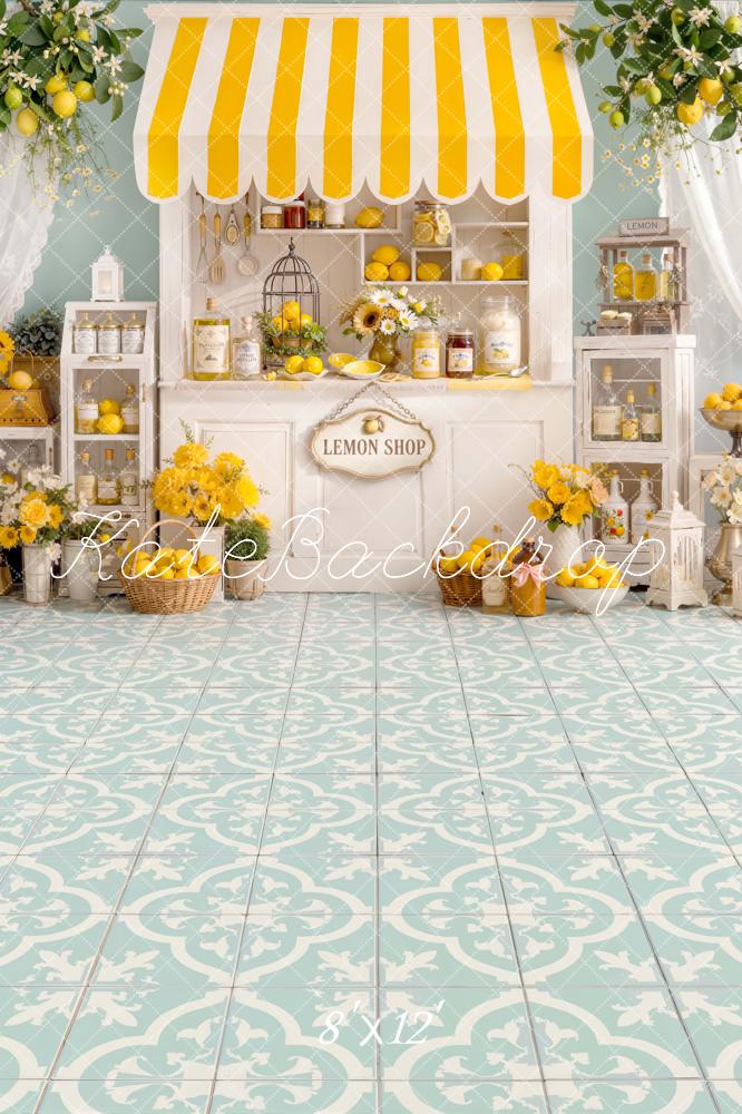 Kate Lemon Shop Tile Floor Backdrop Designed by Emetselch - Image 9