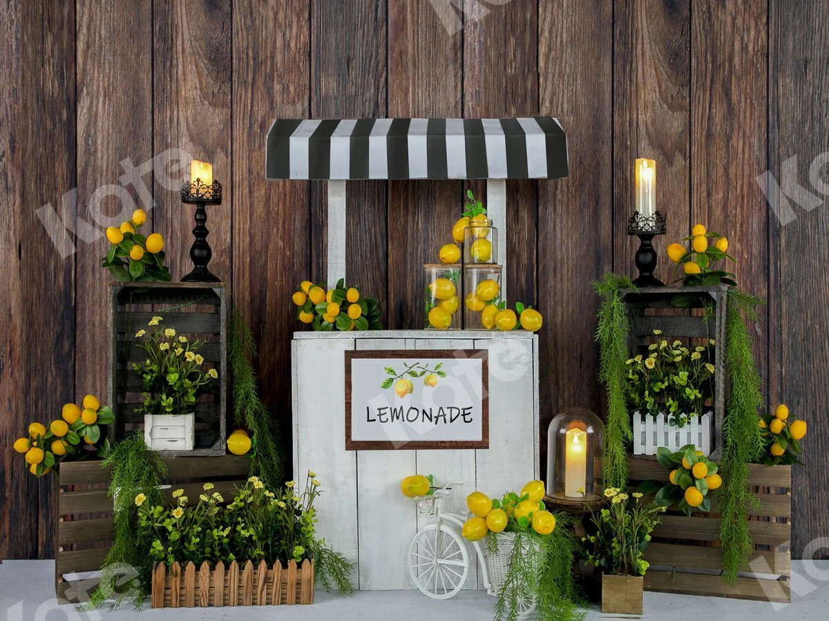 Kate Summer Lemon Stand Backdrop Designed by Jia Chan Photography - Image 2