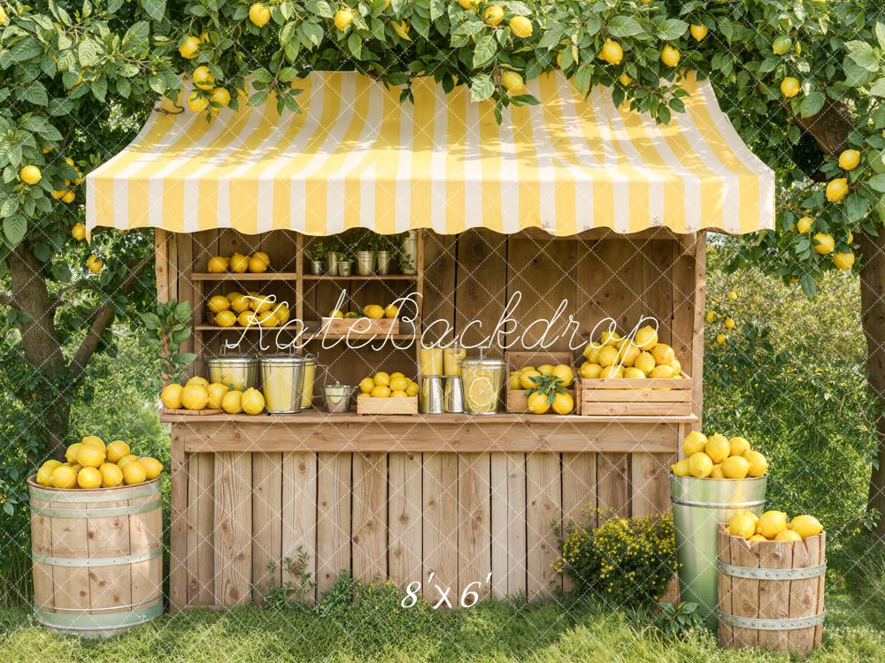 Kate Lemonade Stand Summer Wooden Stall Backdrop Designed by Emetselch - Image 6