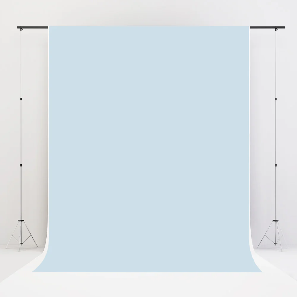 Kate Light blue solid color cloth Microfiber Backdrop for Photography
