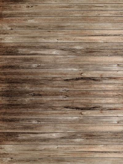 Kate Light Brown And Gray Wood Computer Printed Rubber Floor Mat - Image 2